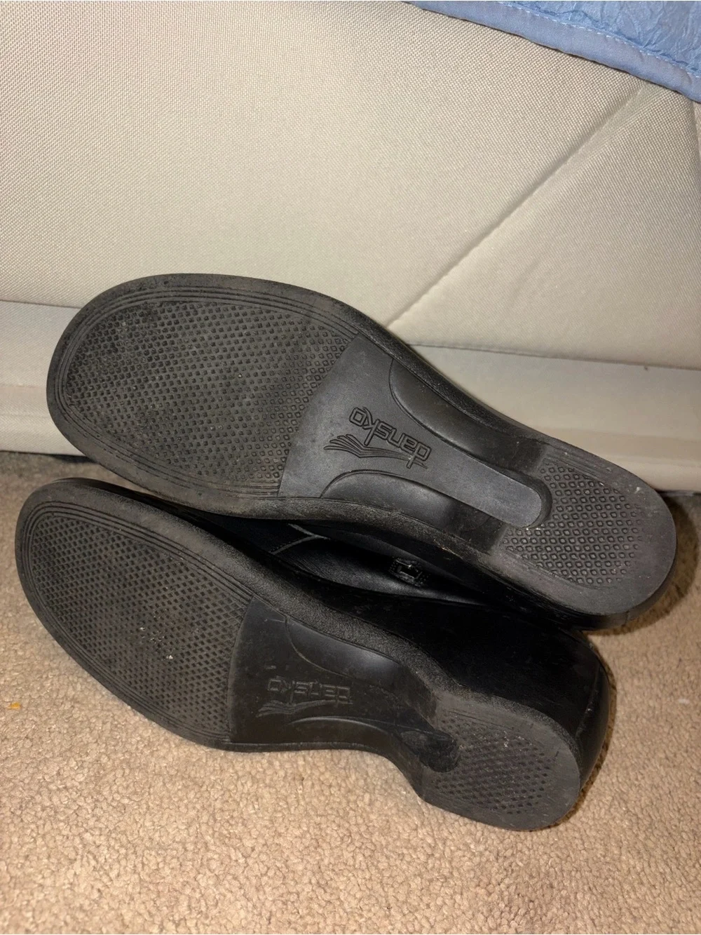 Women’s Black Dansko Bibi moto-style ankle boots Sz 41 (10.5-11)